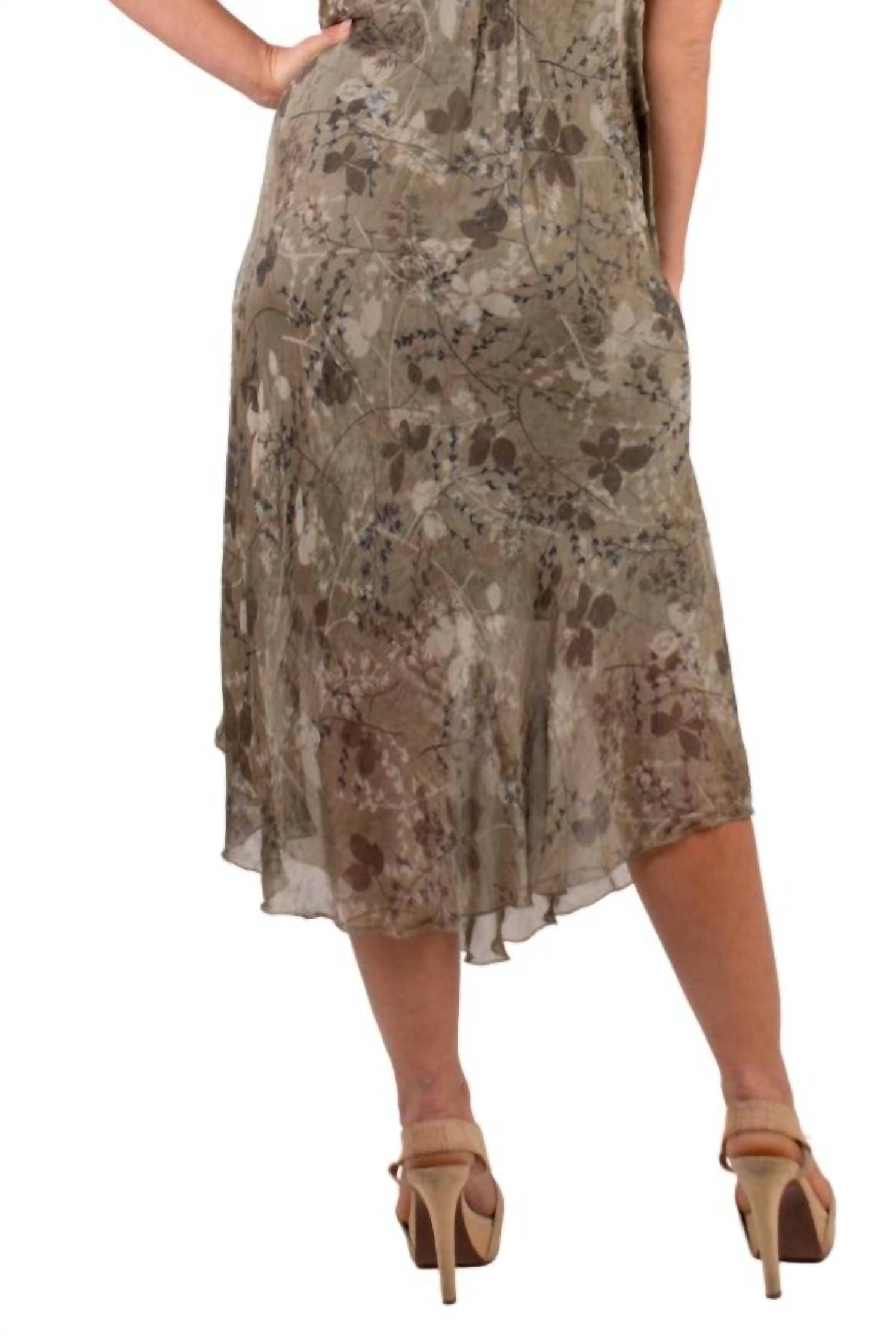 Gigi Moda - Giardino Miele Midi Dress