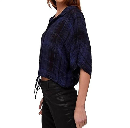 Bella Dahl - flowy tie waist shirt