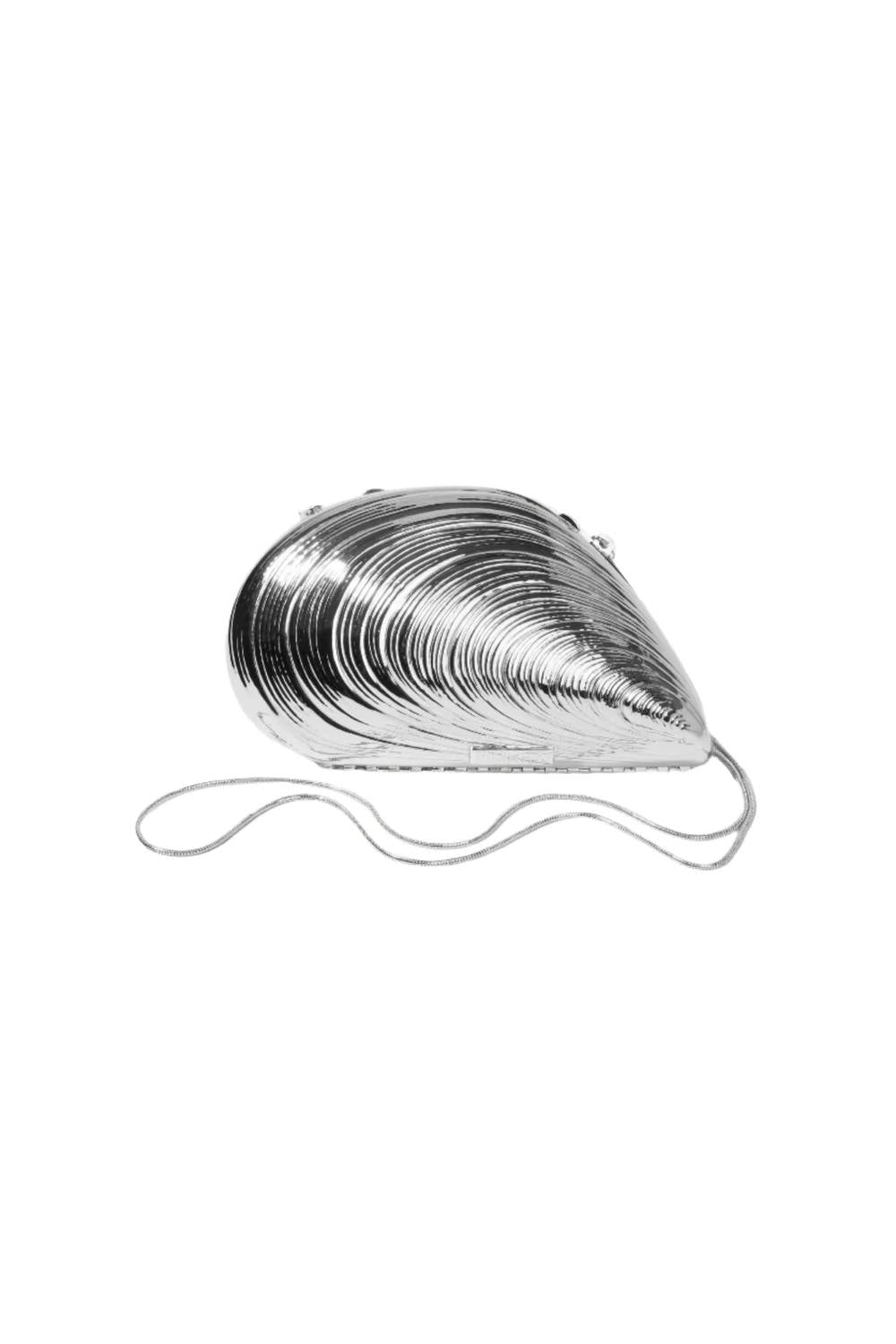 Simkhai - Women's Bridget Metal Oyster Clutch Bag