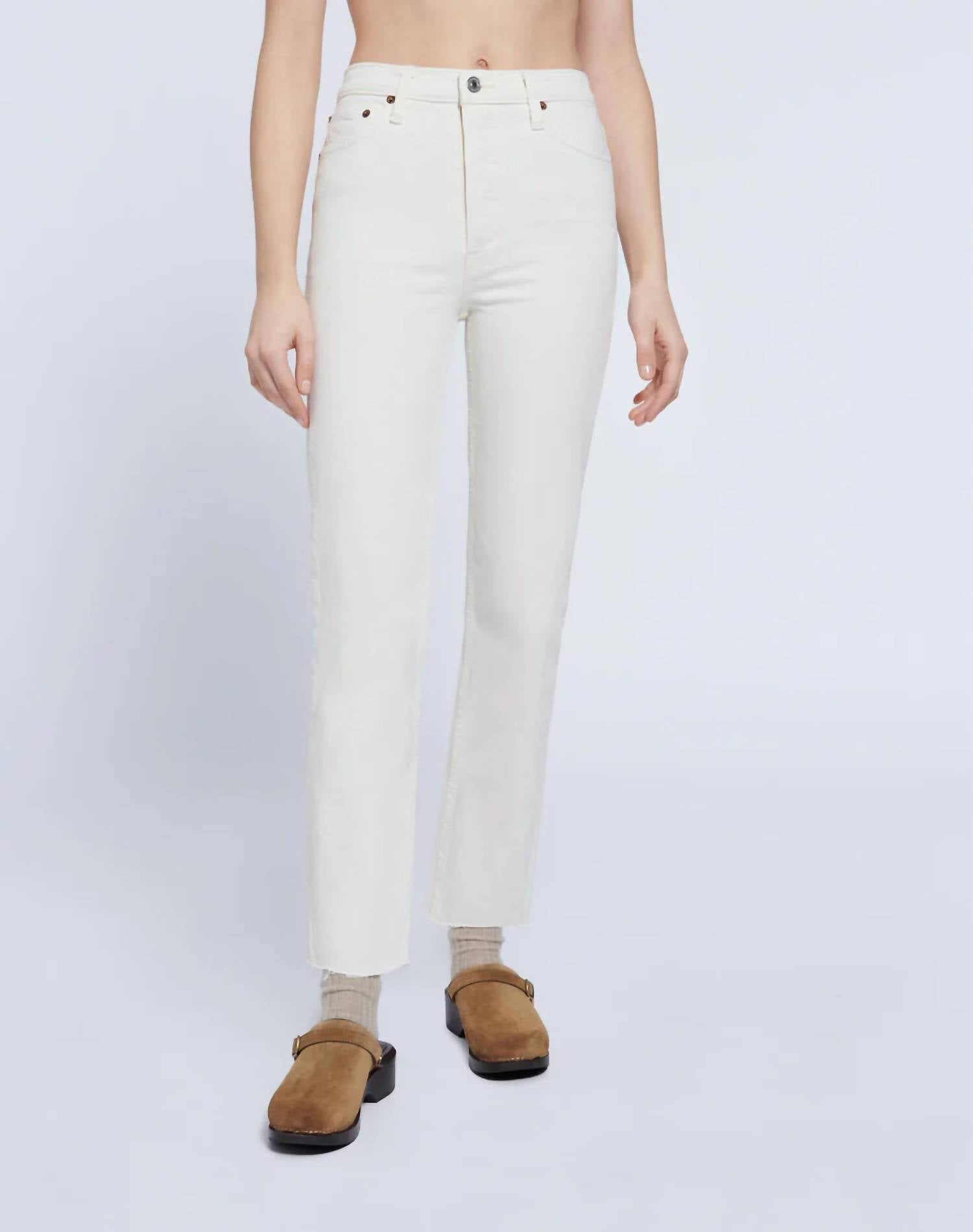 Re/Done - 70's Stove Pipe Straight Leg Jeans