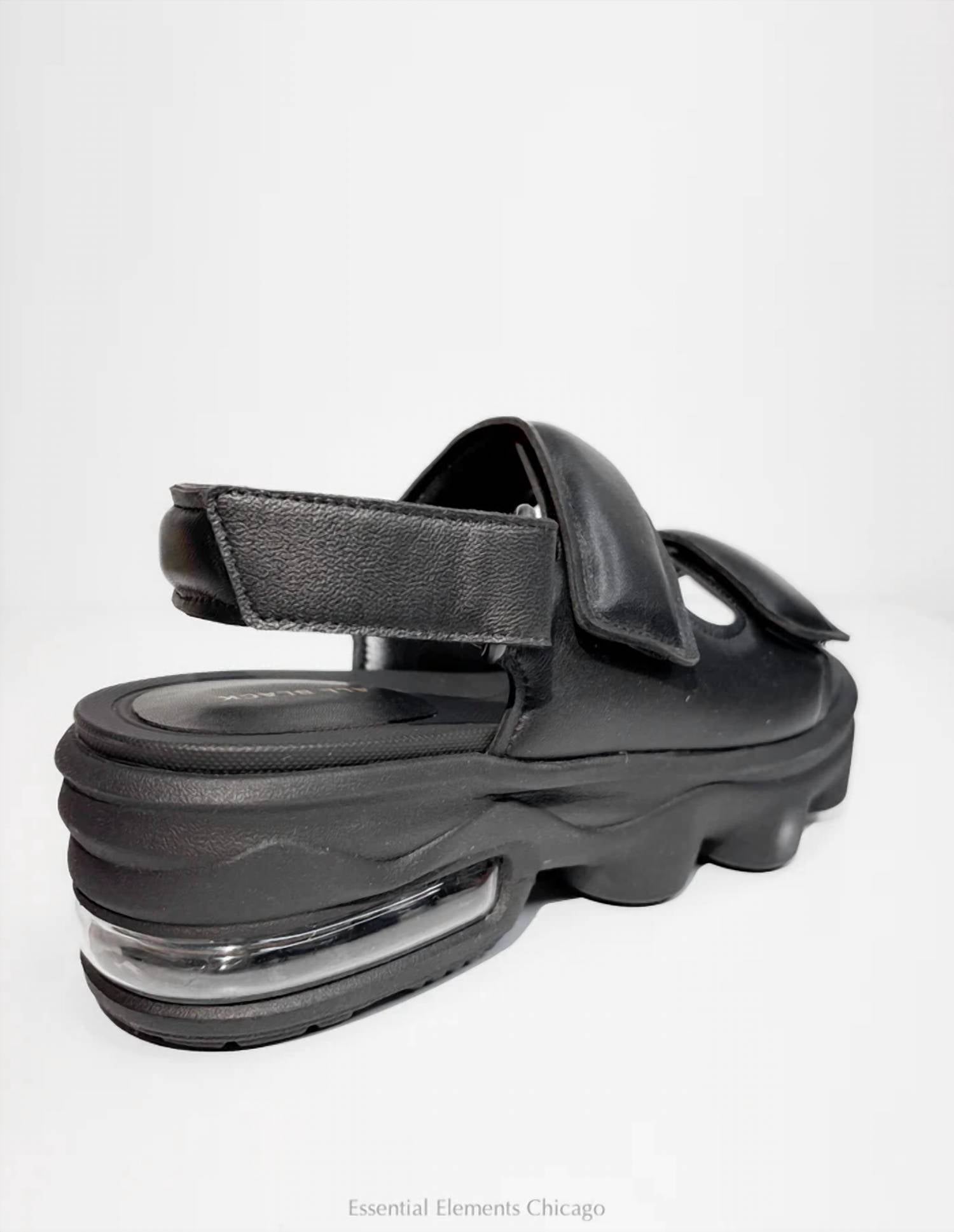 All Black - Women's Air Rocks Sandal