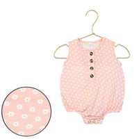 Lou - Girl's Posie Bubble Romper
