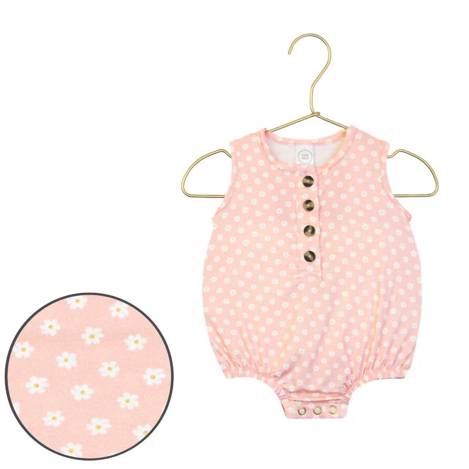 Lou - Girl's Posie Bubble Romper