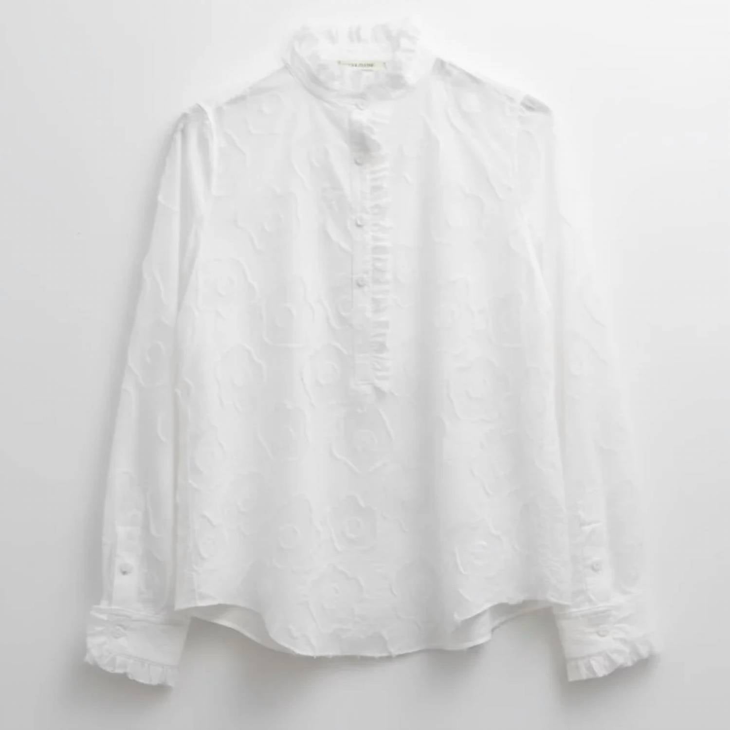 Danielle Fichera - Margot Floral Embroidered Blouse