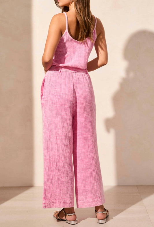 Tribal - Button Front Jumpsuit