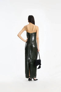 Rotate - Sequins Maxi Slip Dress