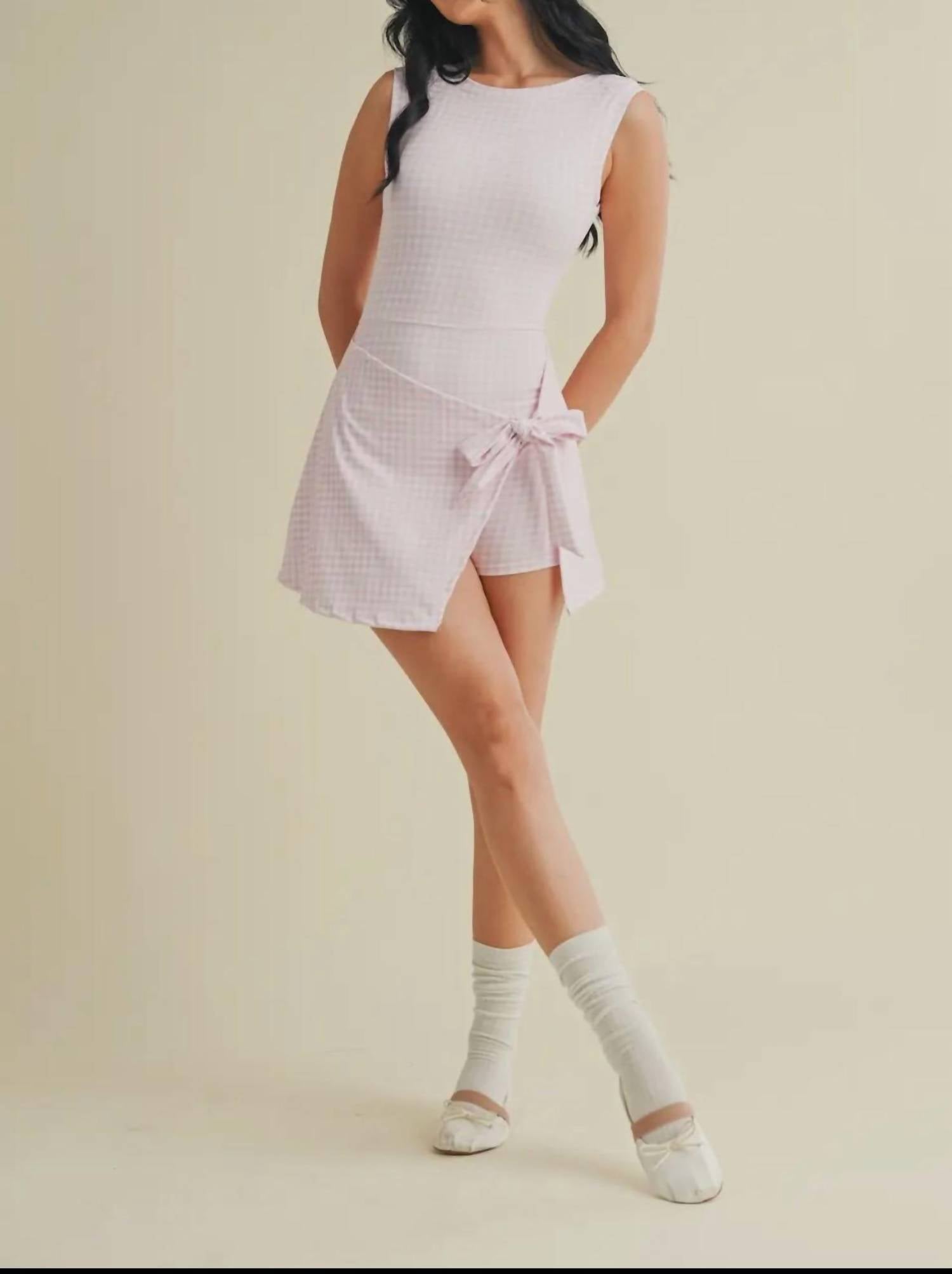 Kimberly C - Gingham Wrap Dress