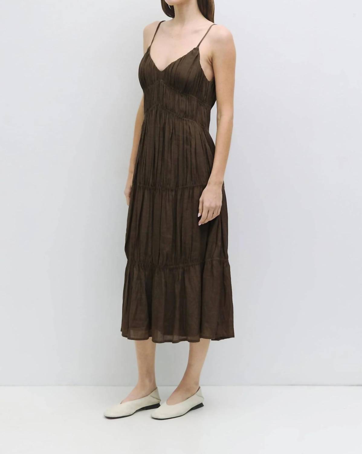 Mod Ref - Effortless Tiered Gathered Midi Dress