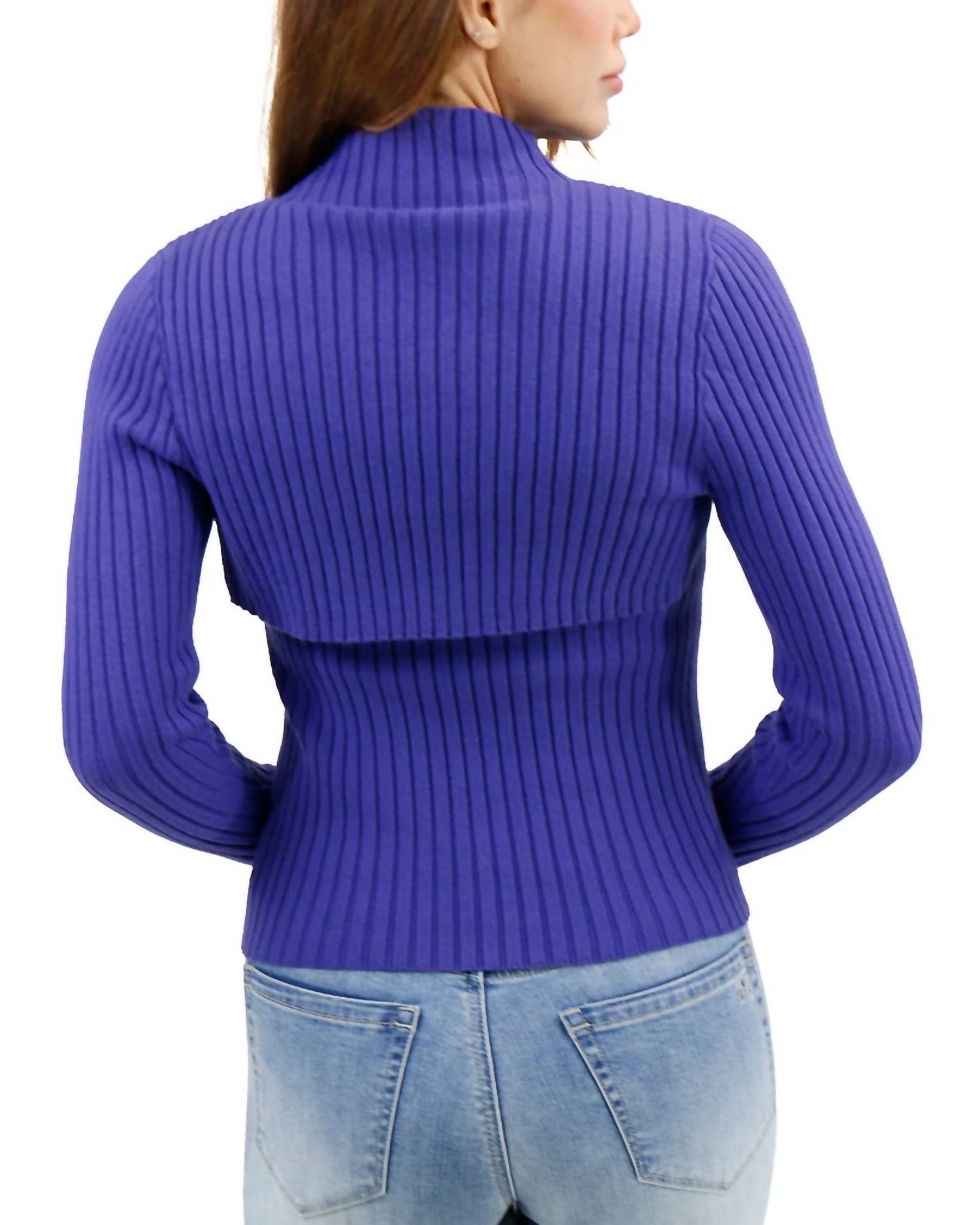 Grace & Lace - 2-Piece Ribbed Shrug Sweater