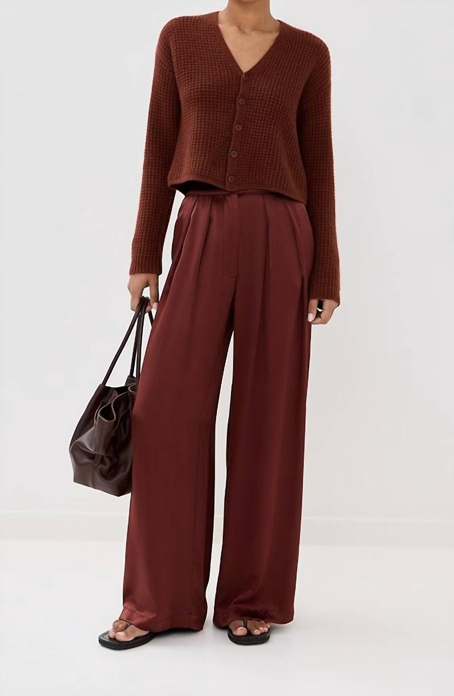 Sablyn - Bianco Cropped V Neck Cardigan