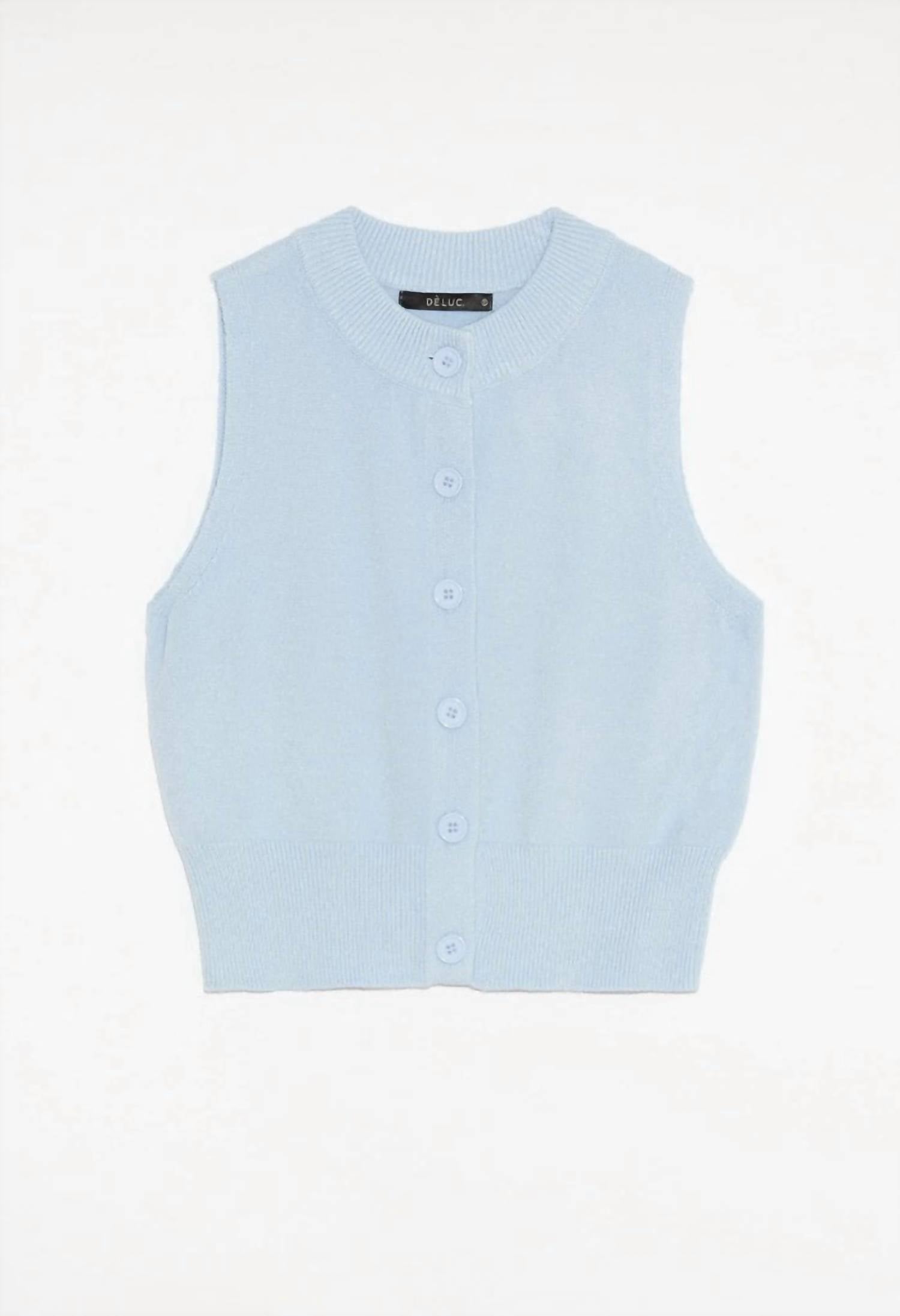 Deluc - Amanda Sleeveless Knit Cardigan Vest