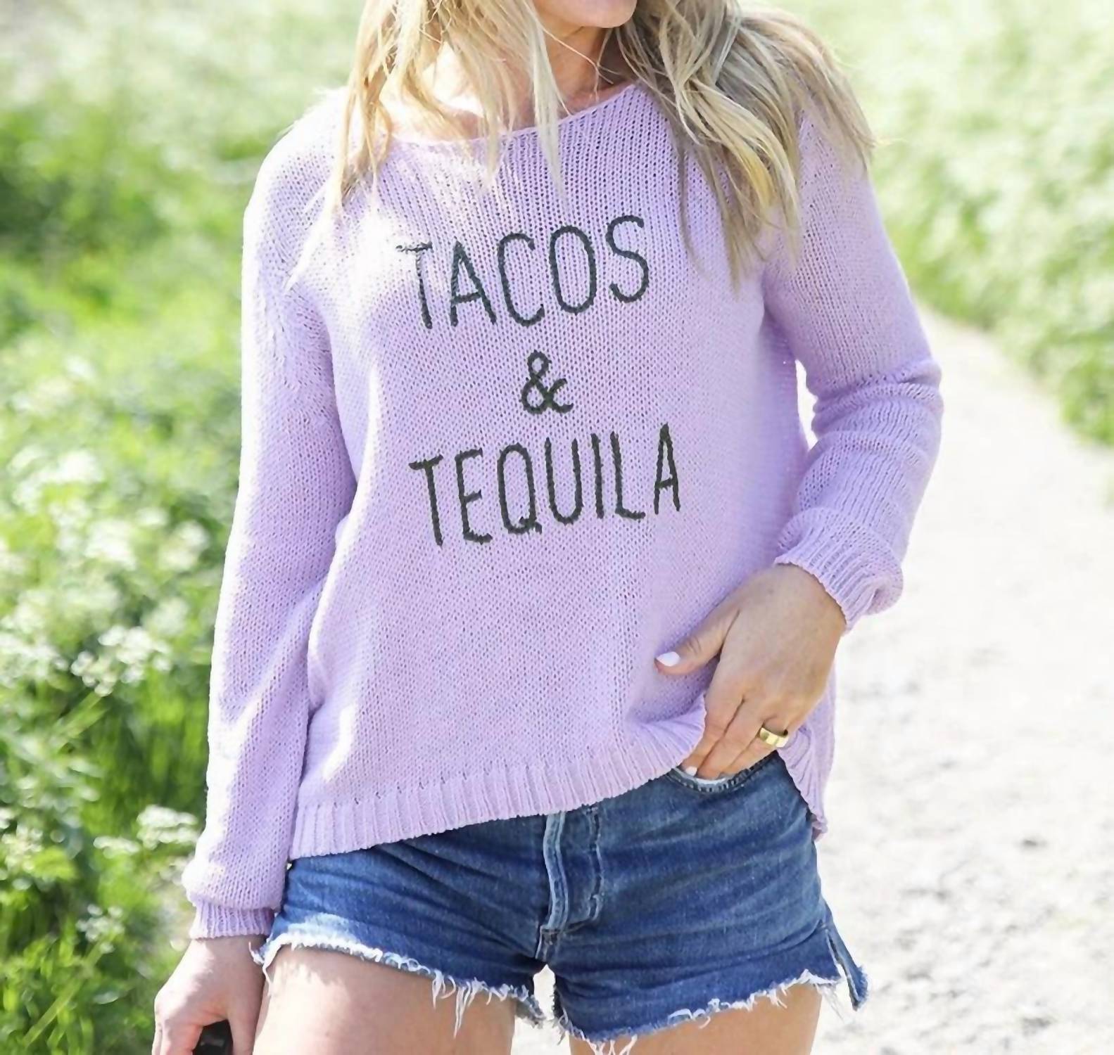 Wooden Ships - Tacos & Tequila Crew Cotton Sweater