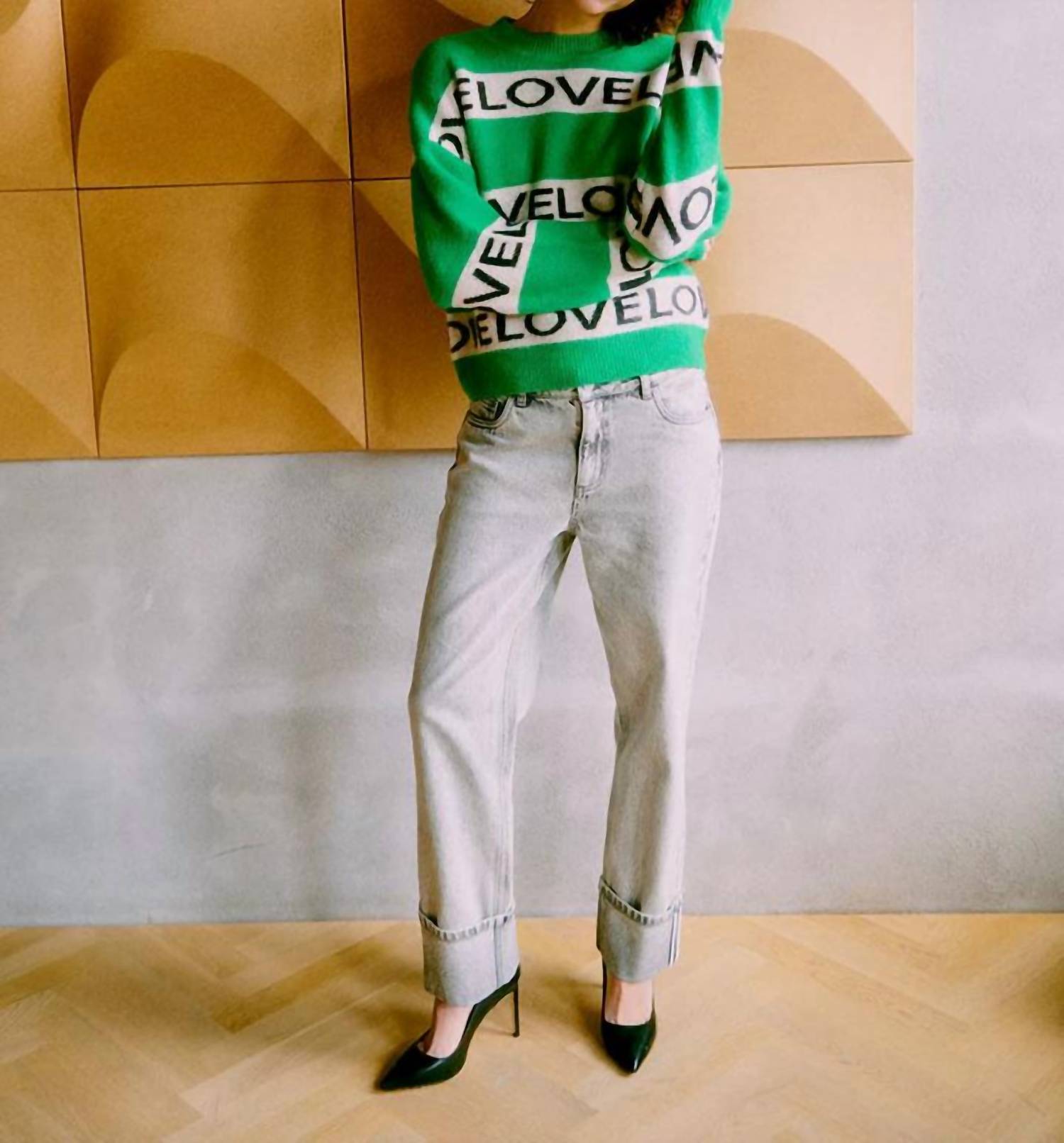 B.Young - Love Crewneck Sweater