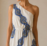Mystery Resort - Zeus One Shoulder Maxi Dress