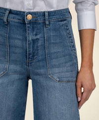 Kut From The Kloth - Meg High Rise Wide Straight Leg Jeans