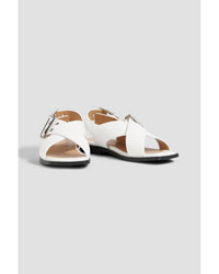 Ganni - Women's Feminine Buckle Cross Strap Sandal