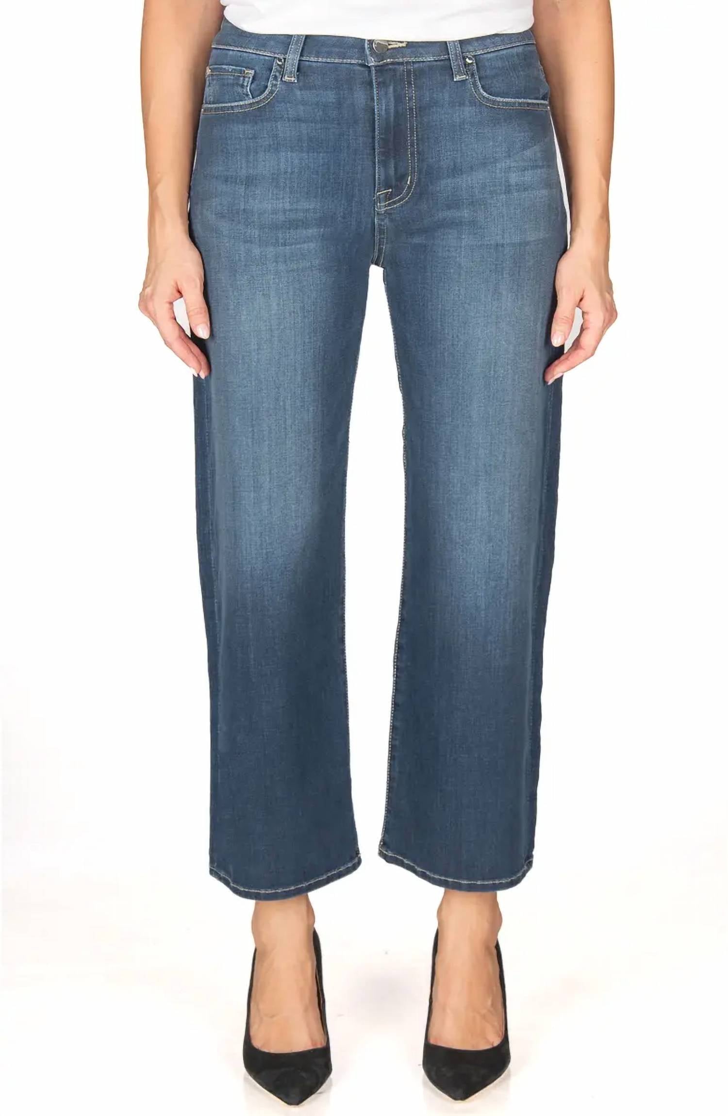 Fidelity - HIGH WIDE CROP JEANS