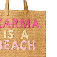 Btb Los Angeles - Women's Karma Is A Beach Tote