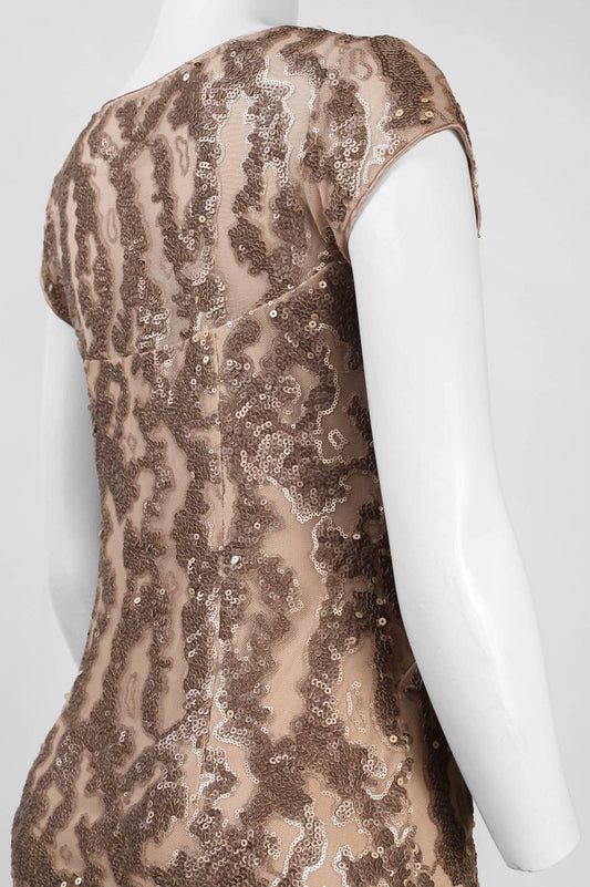 Sue Wong - Sequined Sheath Dress