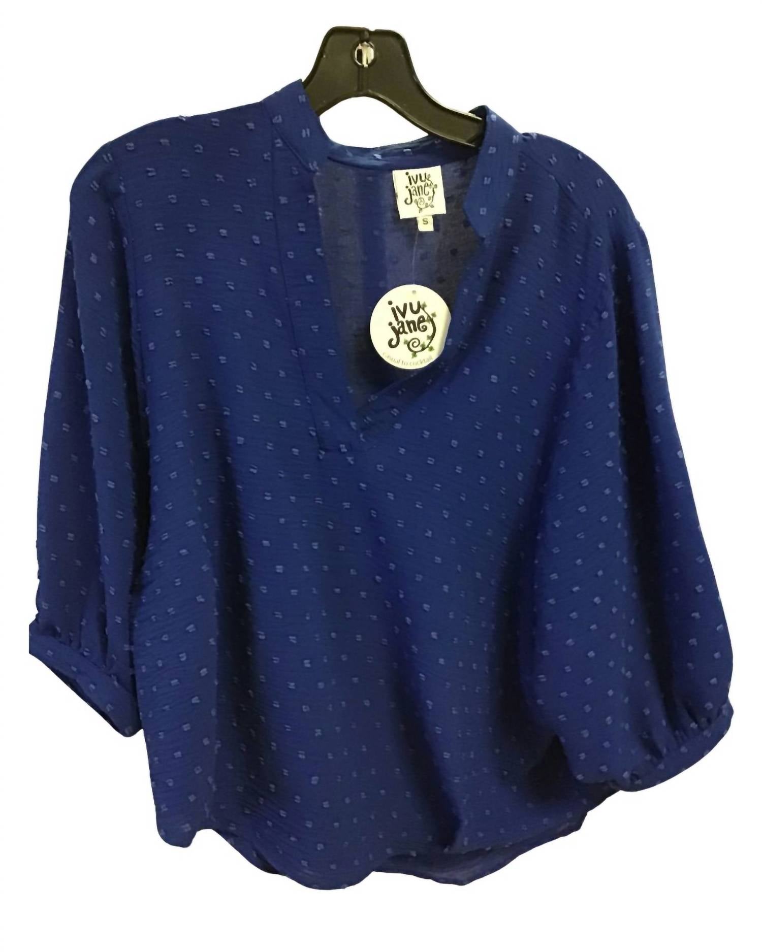 Ivy Jane - Women's Clip Dot Popover Top