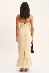 Posse - Essie Strapless Linen Dress