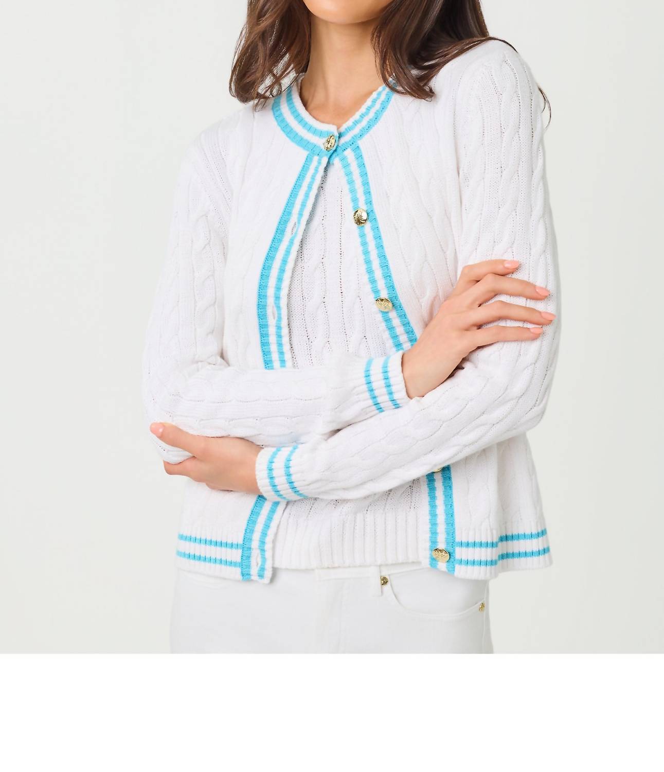 Lilly Pulitzer - Brockton Crew Neck Cardigan