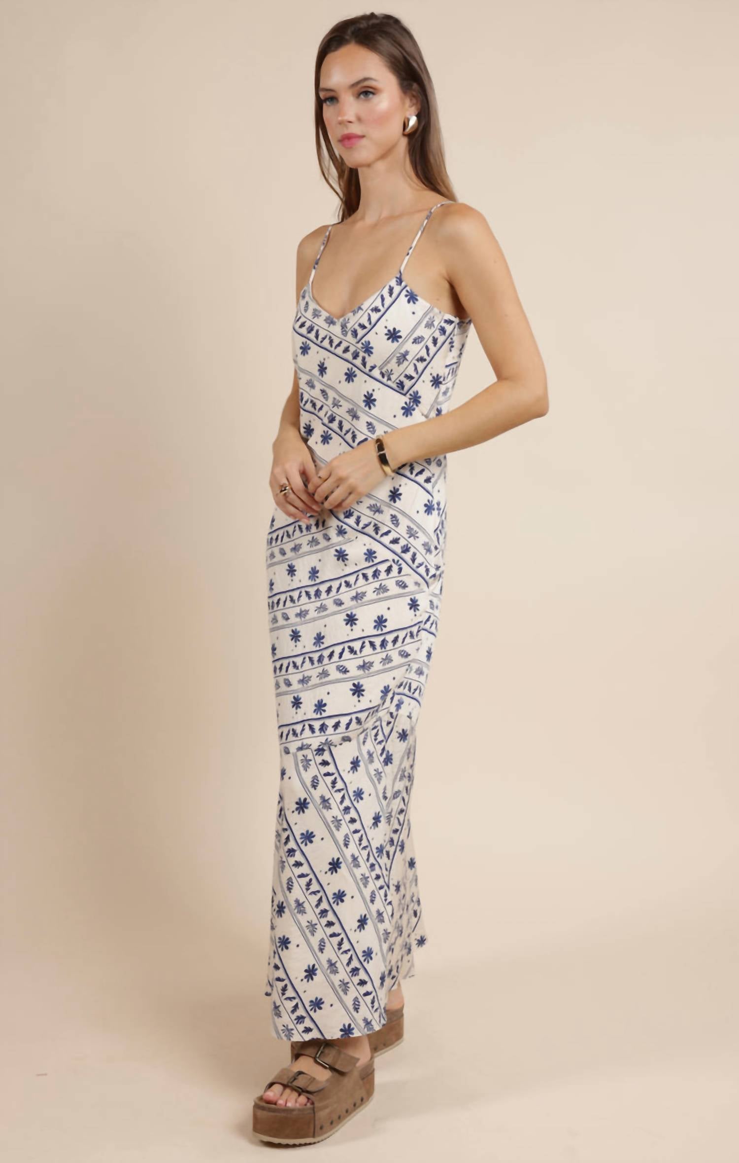 Sage The Label - Great Springs Printed Slip Dress
