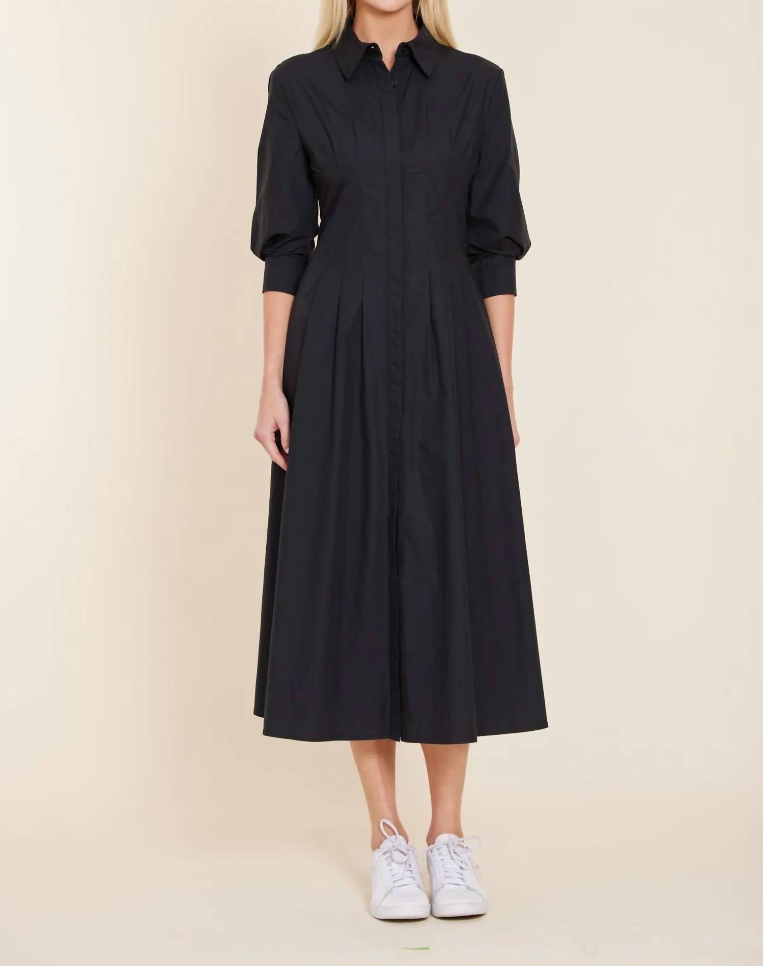 Dolce Cabo - Poplin Dress With Darted Waist