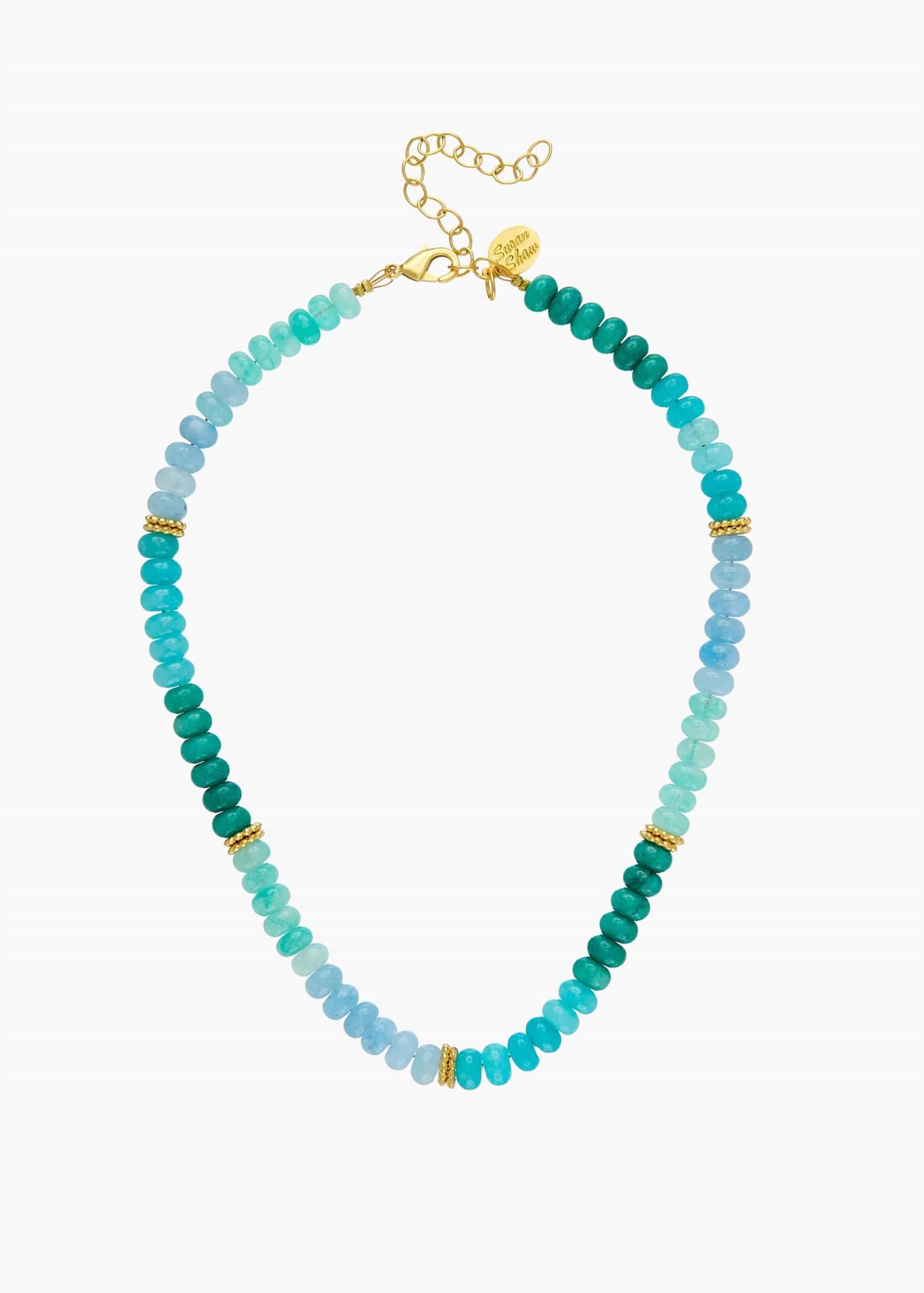 Susan Shaw Women's Lolly Necklace in blue taffy - women's item