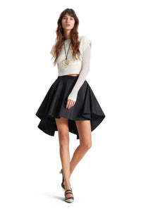 Theo The Label - Theia Taffeta Hi Low Skirt