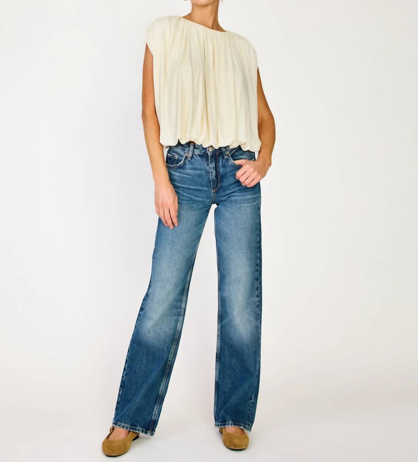 Line And Dot - Vireo Draped Top