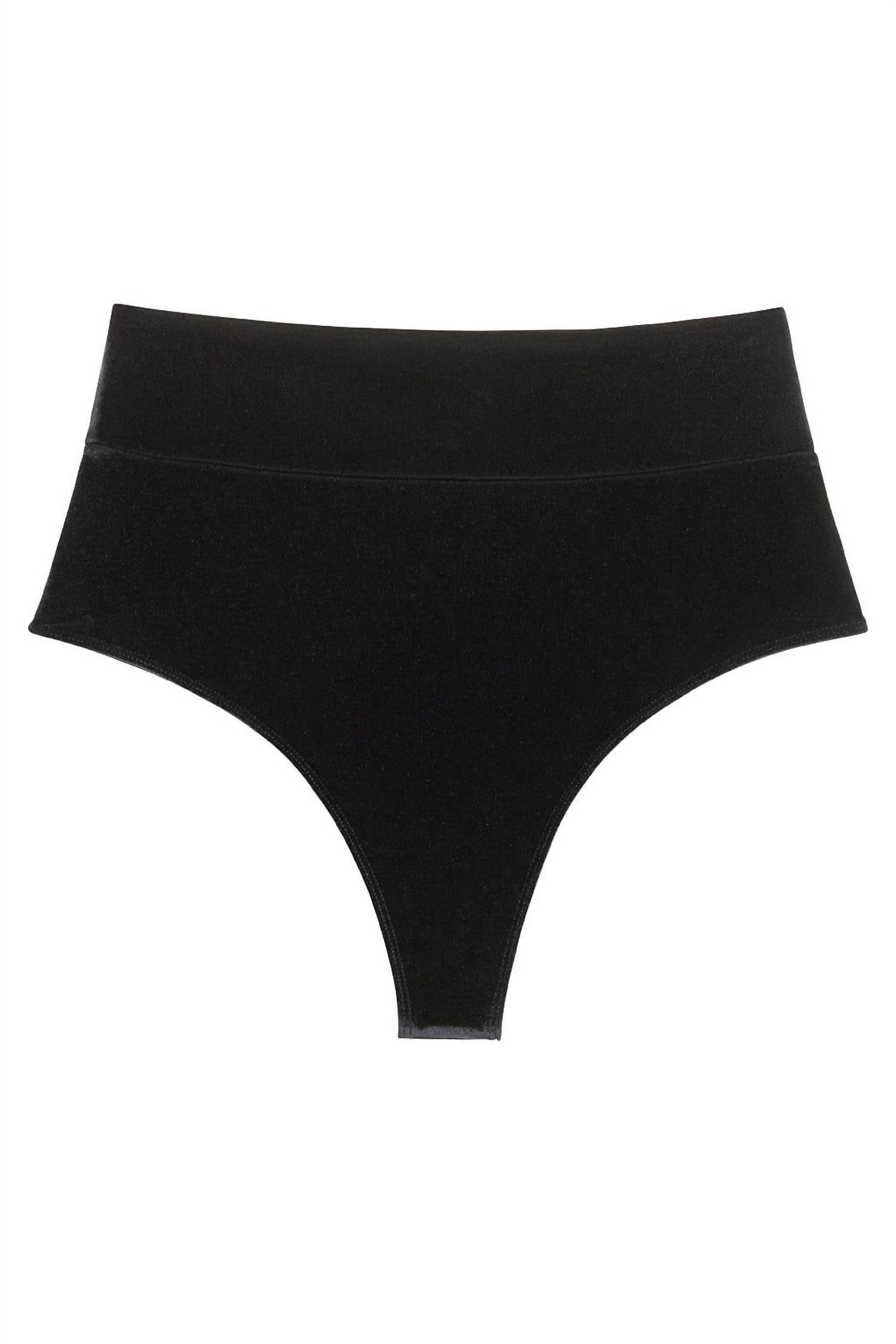 Montce - Women's Added Coverage High Rise Bikini Bottom