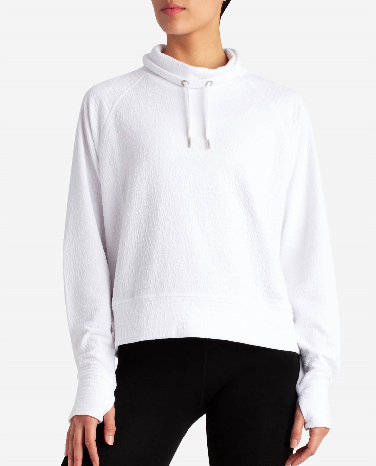 Danskin - Textured Pullover Sweatshirt
