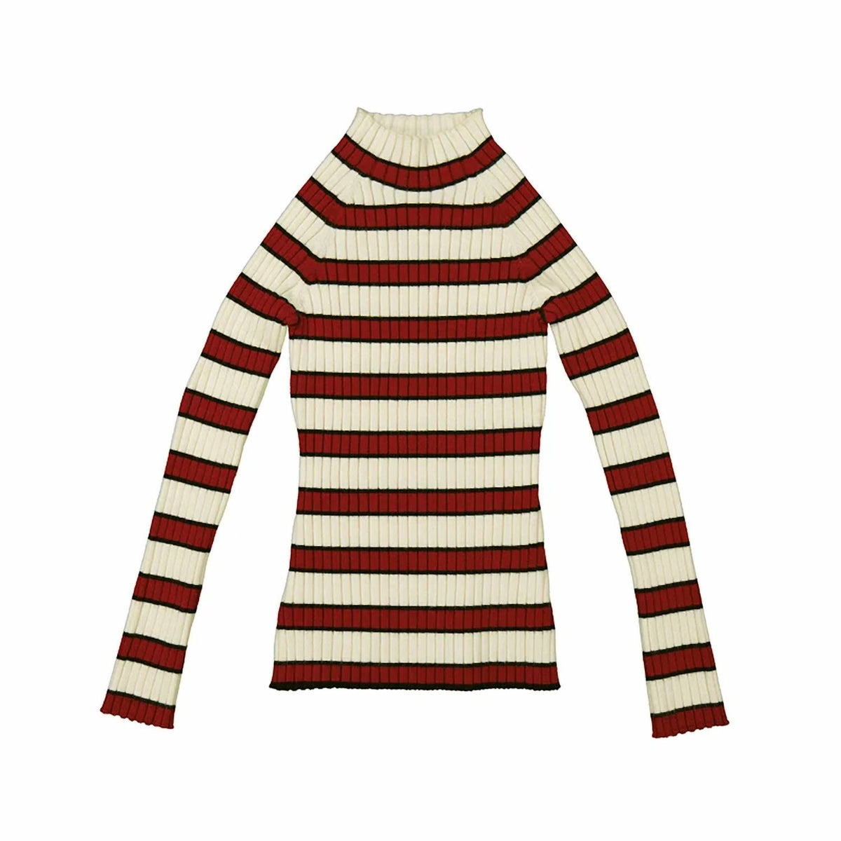 Mayoral - Kid's Rib Mockneck Sweater Top