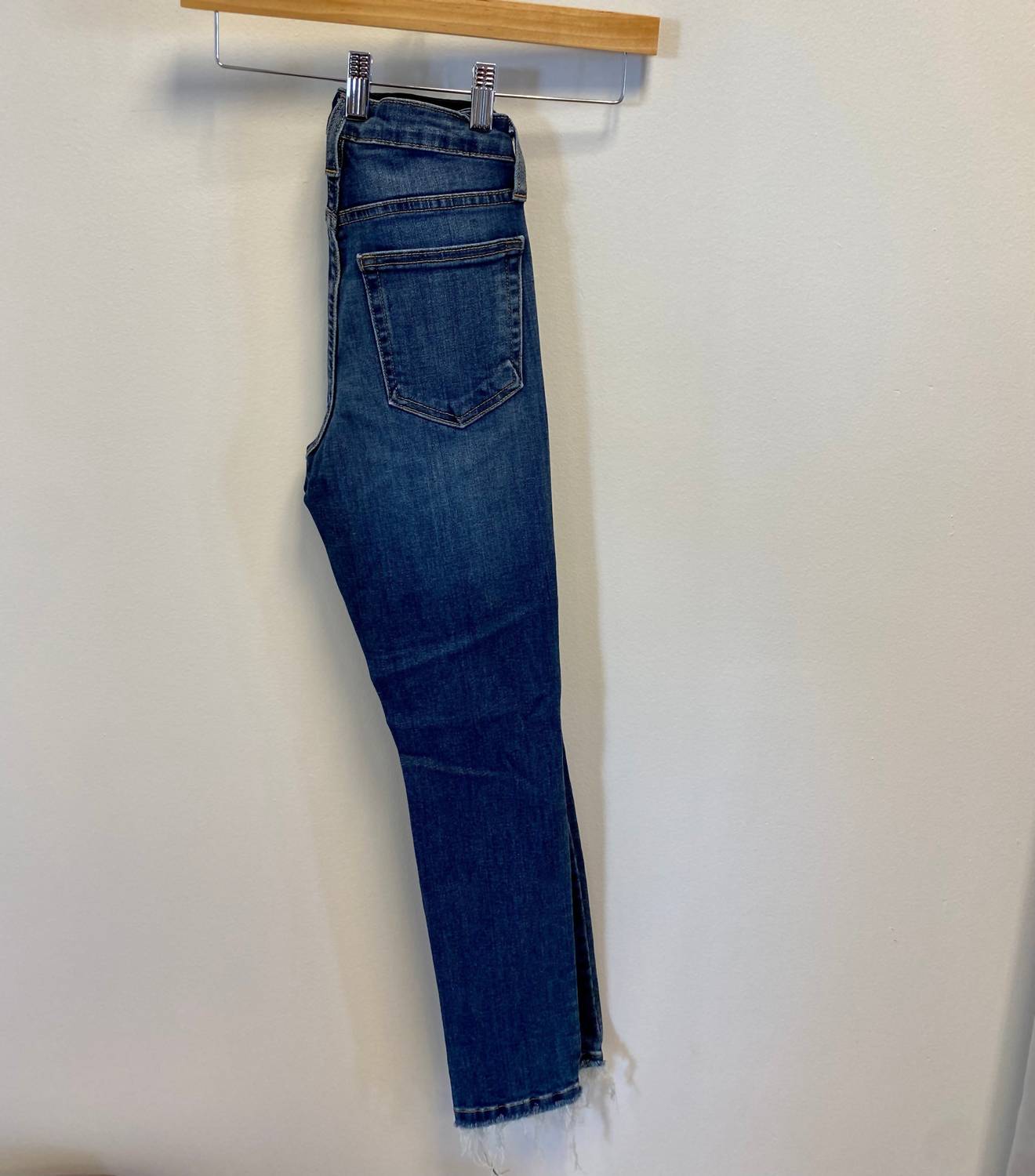 Just Black Denim - High Rise Destructed Skinny Jeans