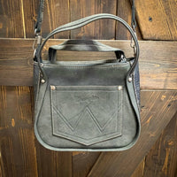 Wrangler - Women's Genuine Hair On Cowhide Tote Crossbody Bag