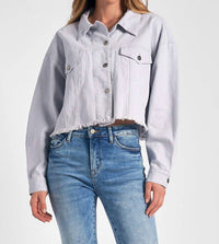 Elan - Denim Cropped Jacket
