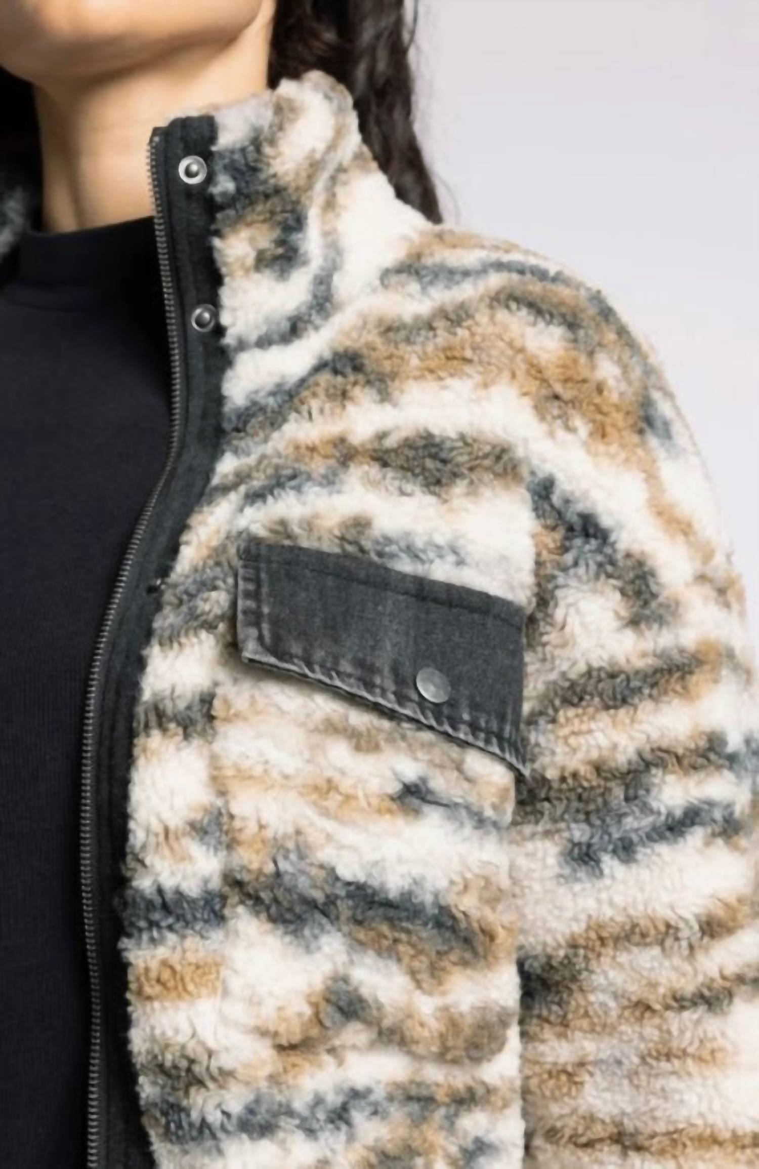Thread & Supply - Leona Fluffy Faux-shearling Jacket