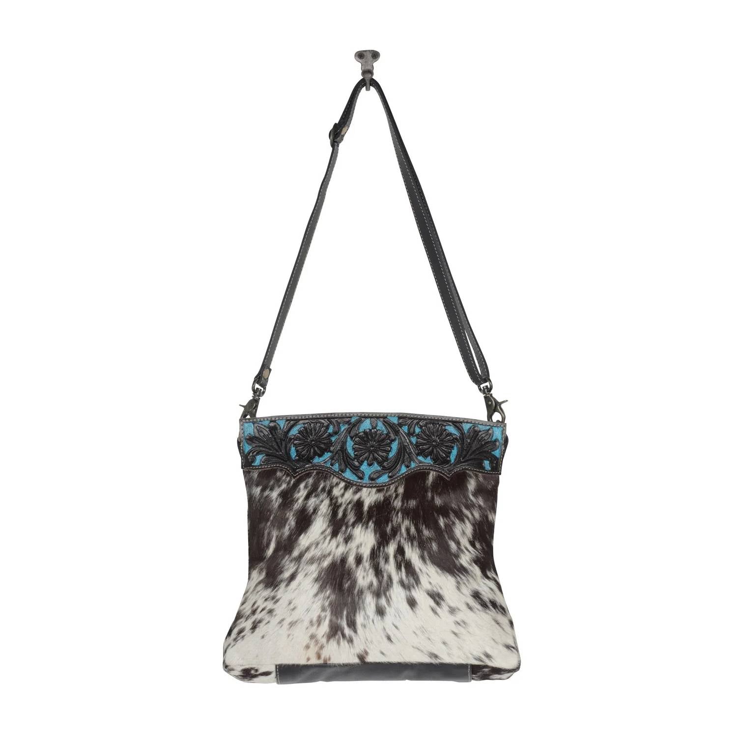 Myra Bag - Women's Snow Capped Hand-tooled Bag