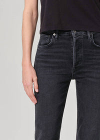 Agolde - Riley High Rise Straight Crop Jeans