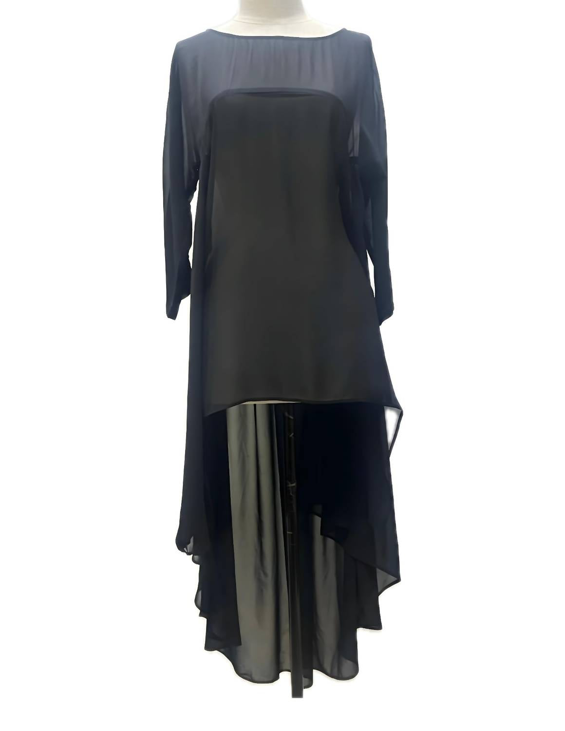 Staples - RUFFLE LONG BACK TOP