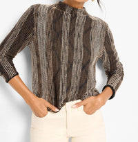 Nic + Zoe - Ombre Pixel Knit Sweater