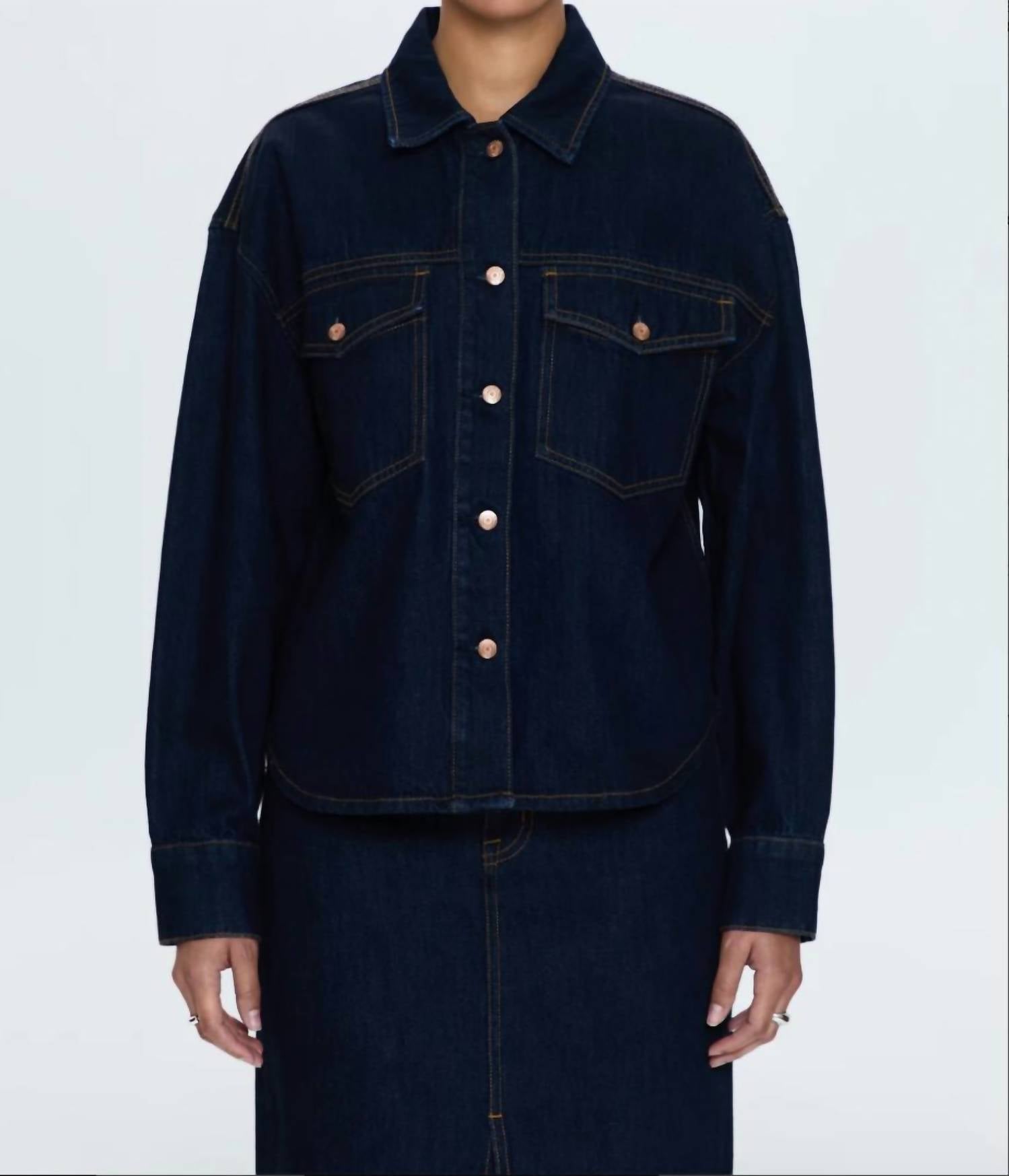 Pistola - Mandy Denim Relaxed Shacket