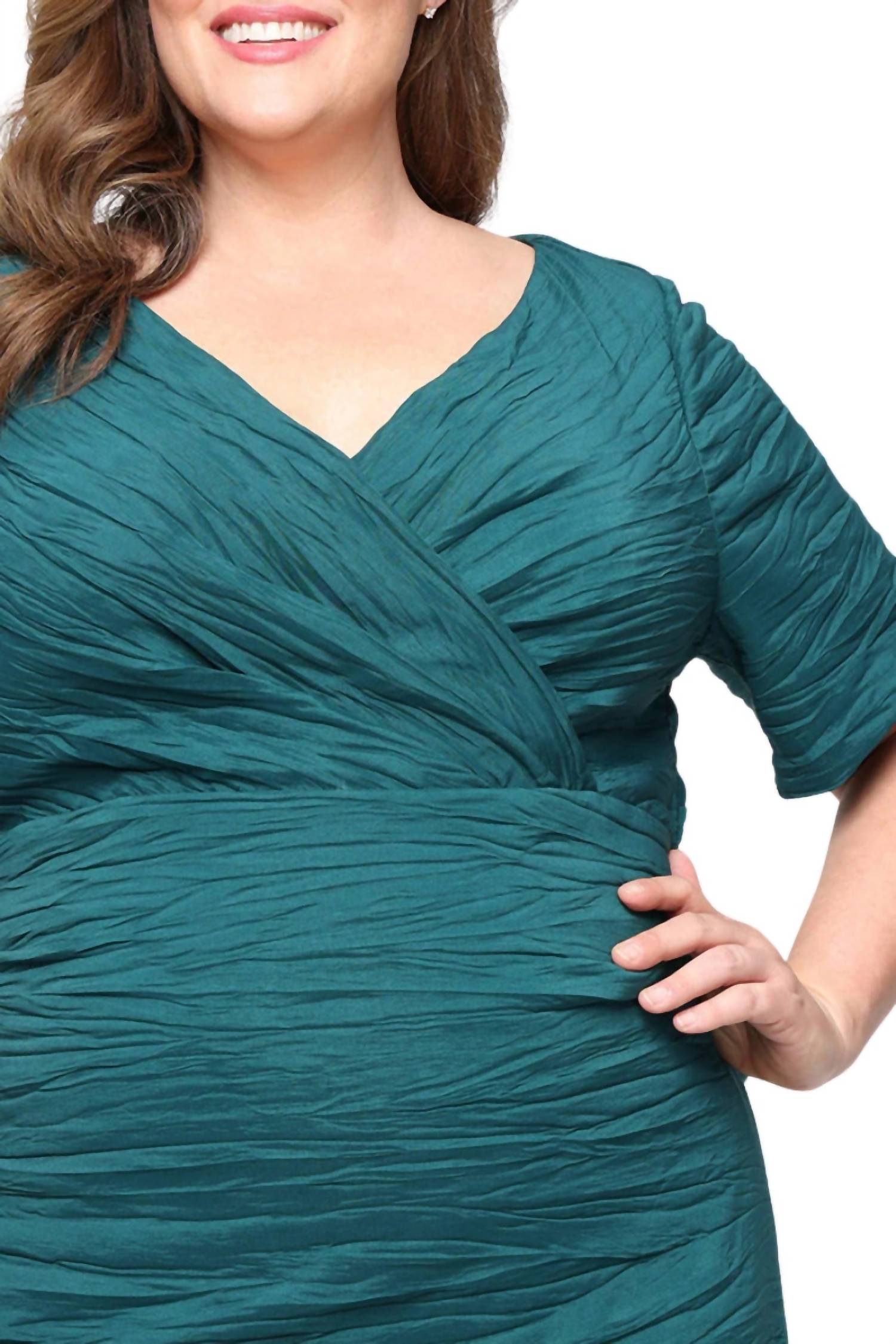 Alex Evenings - Women's Empire Waist A Line Dress