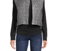 Current Air - Quilted High Neck Sleeveless Vest
