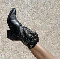Stivali New York Women's Unstoppable Western Cowboy Boots in black - women's shoe - alternate view
