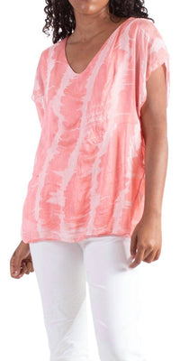 Gigi Moda - Natacha Short Sleeve Tie Dye Top