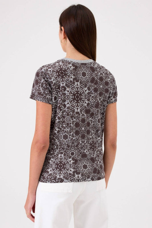 Goldie - Lace Print Boy Tee