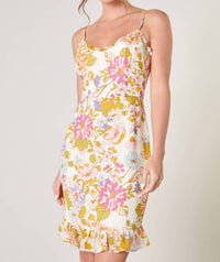 Sugarlips - Kaia Tie Strap Ruffle Mini Dress