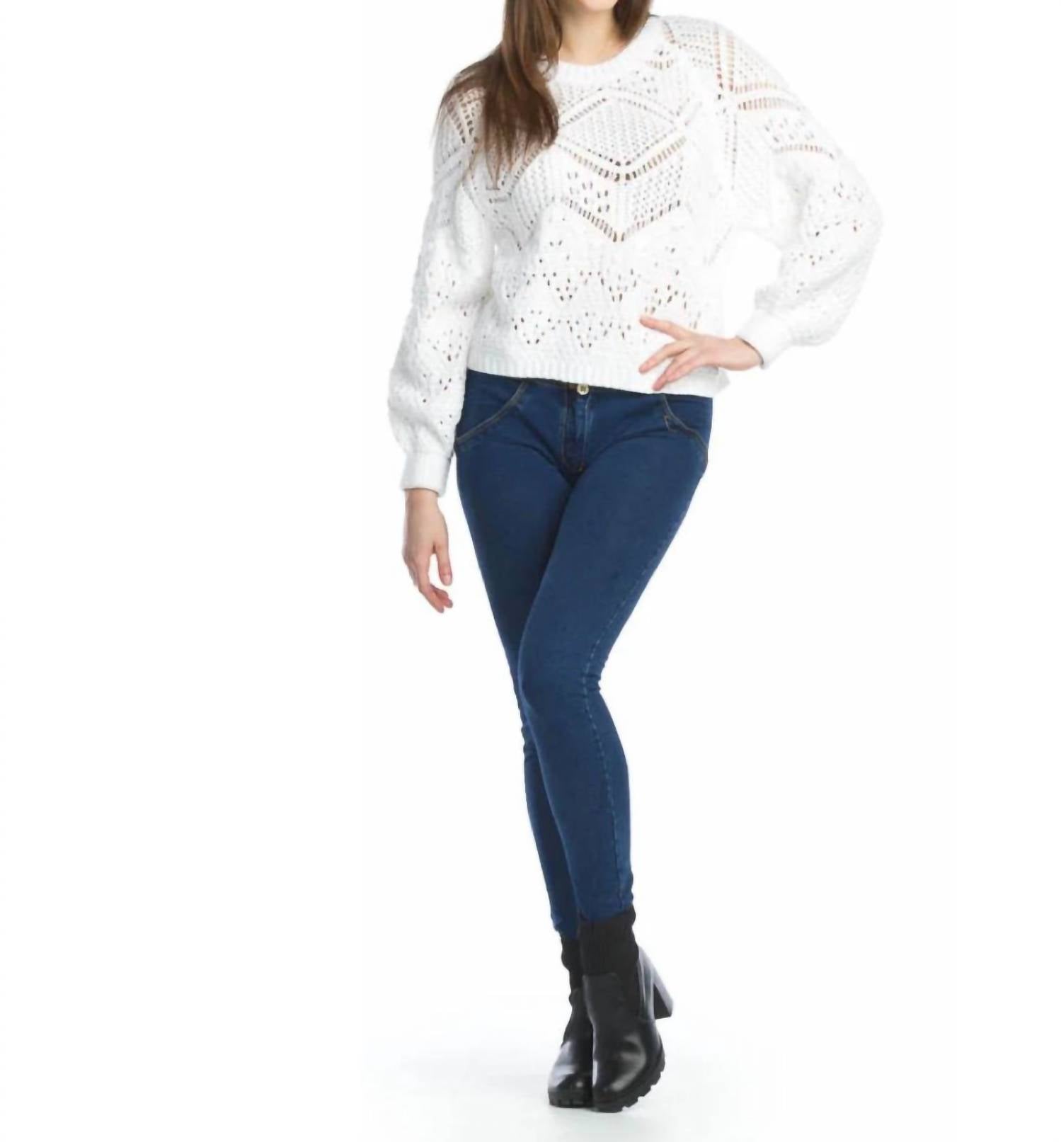 Papillon - Crochet Open Knit Sweater